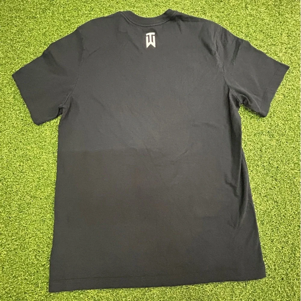 Nike Tiger Woods Frank the Tiger Graphic T-Shirt Black Mens Medium TW Logo